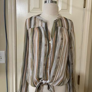 Georgpus Zac & Rachel stripped blouse